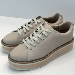 Shu shop Platform laced shoe  Nude. Sz8.5
NWT